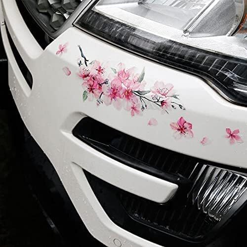 20*19cm EXCEREY ロマンチックな桜の車のステッカー パーソナライズされたクリエイティブな車のステッカー 漫画の車のス_画像4