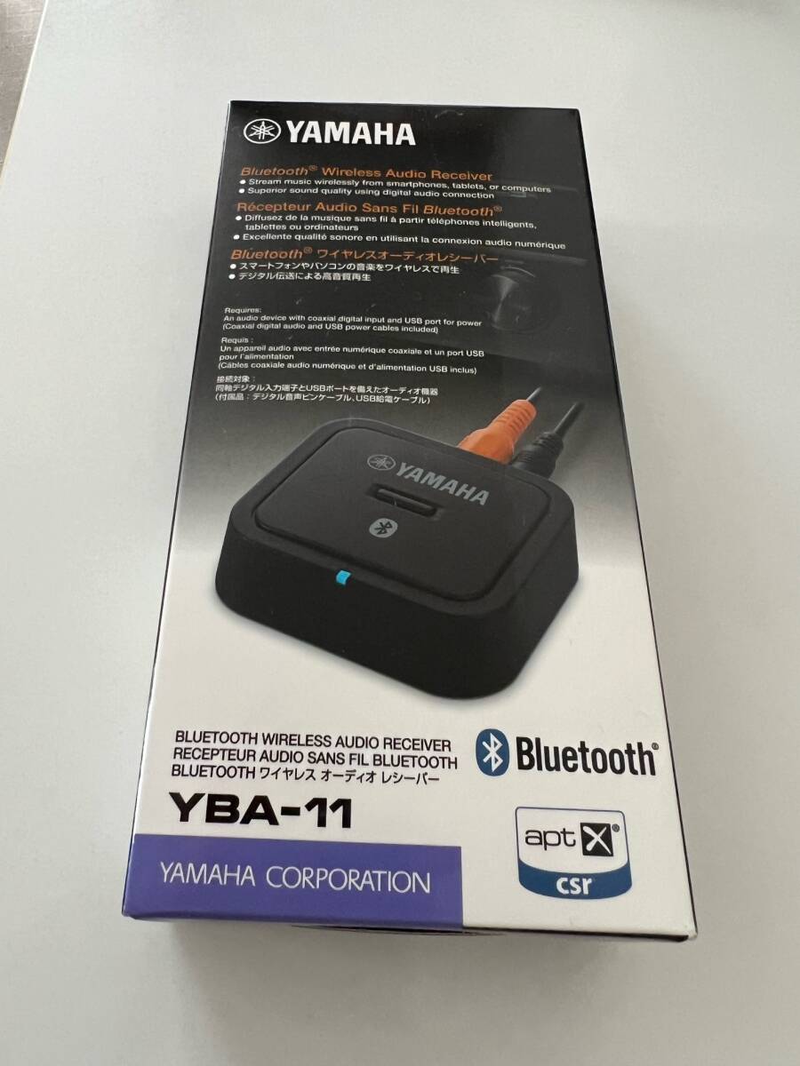 【中古美品】Bluetooth ワイヤレスオーディオレシーバー　YAMAHA YBA-11