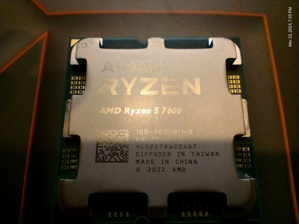 美品 - AMD Ryzen 5 7600 AM5 - CPU_画像4