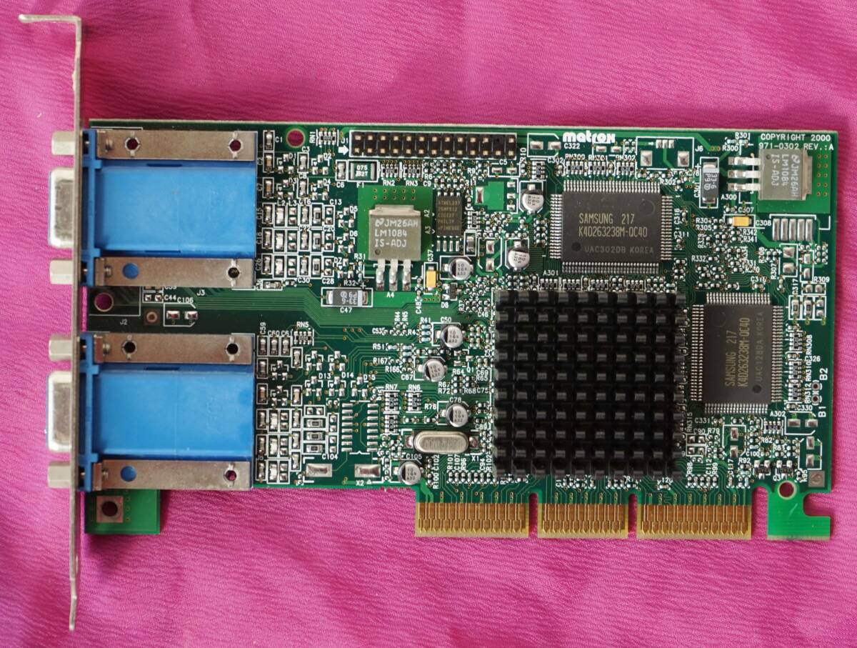 中古 Matrox MILLENNIUM G450 32MB 動作確認済み。AGP_画像1