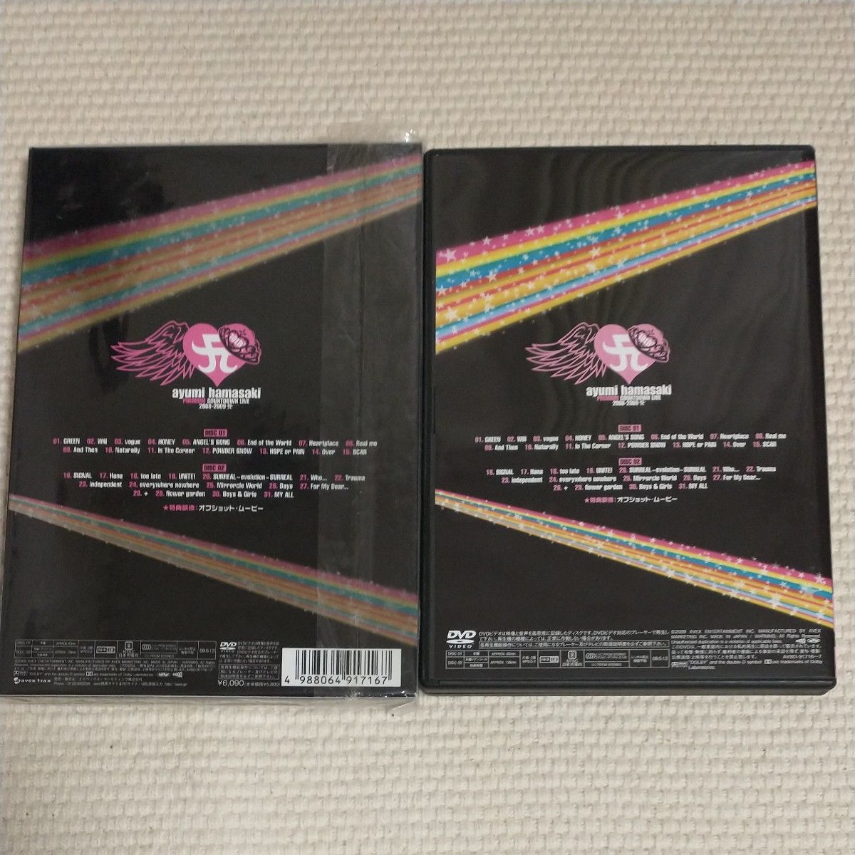 浜崎あゆみ PREMIUM COUNTDOWN LIVE 2008-2009 DVD2枚組 DVD