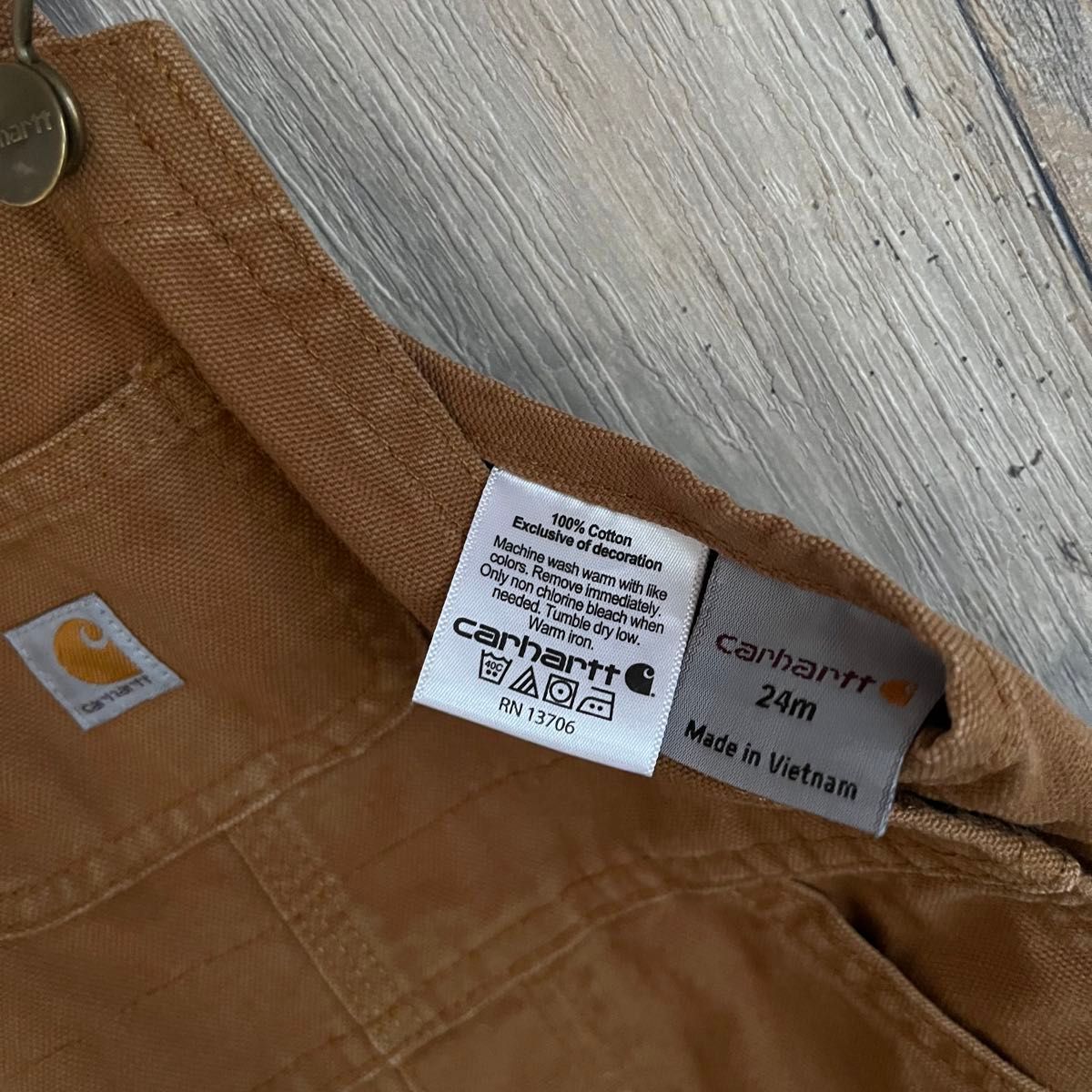 carhartt カーハート オーバーオール 24m キッズ  古着