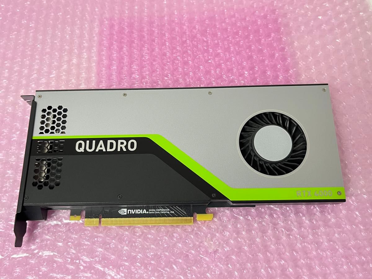 中古美品NVIDIA Quadro RTX4000  8GB グラフィックボード