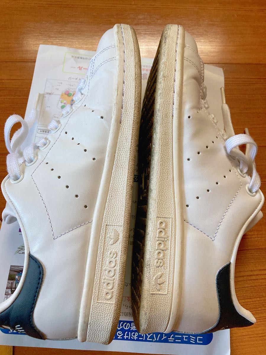 adi adidas アディダス　STAN SMITH スタンスミス　スニーカー　ネイビー　レディース　24.0cm