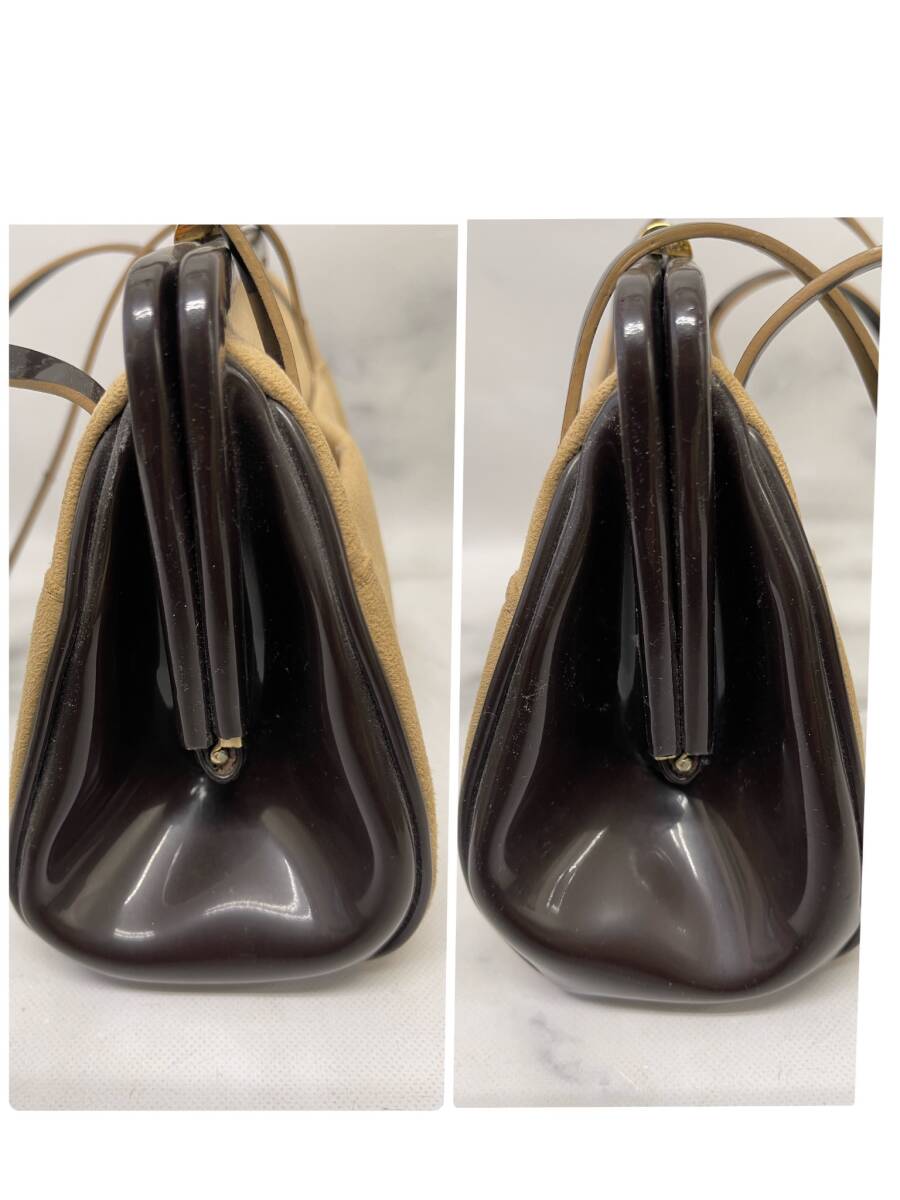 中古品 NINE WEST ナインウエスト ショルダーバッグ キャメル系_画像8