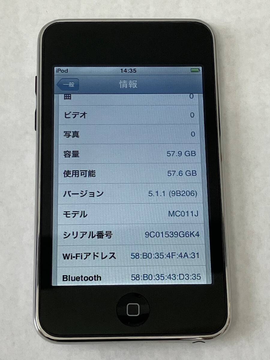 Apple iPod touch 64GB серебряный no. 3 поколение A1318 MC011J корпус только 