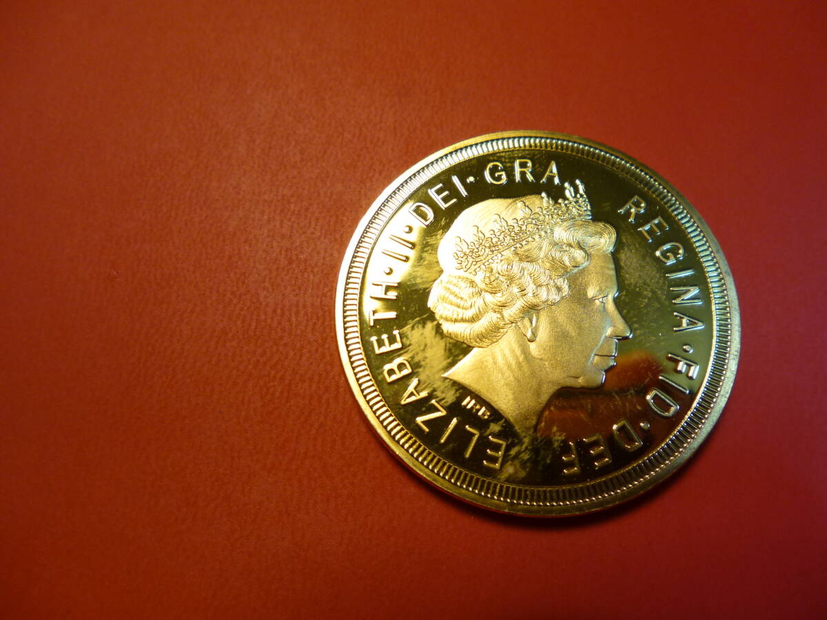 エリザベス女王　金貨　２０１３　美品_画像7