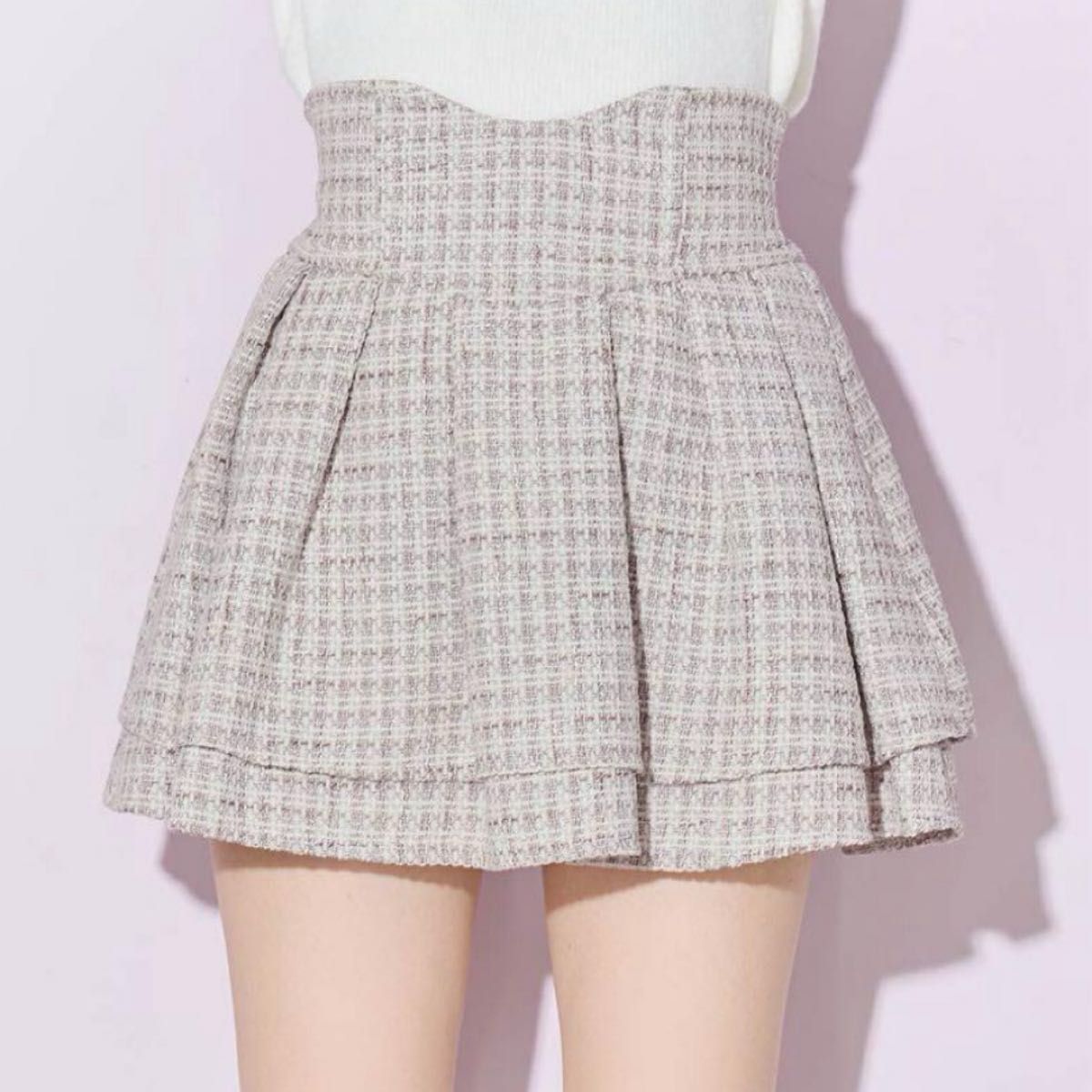 新品】ミシェルマカロン 美脚スカート(ツイードホワイト)|Yahoo 新品】ミシェルマカロン 美脚スカート(ツイードホワイト)|Yahoo