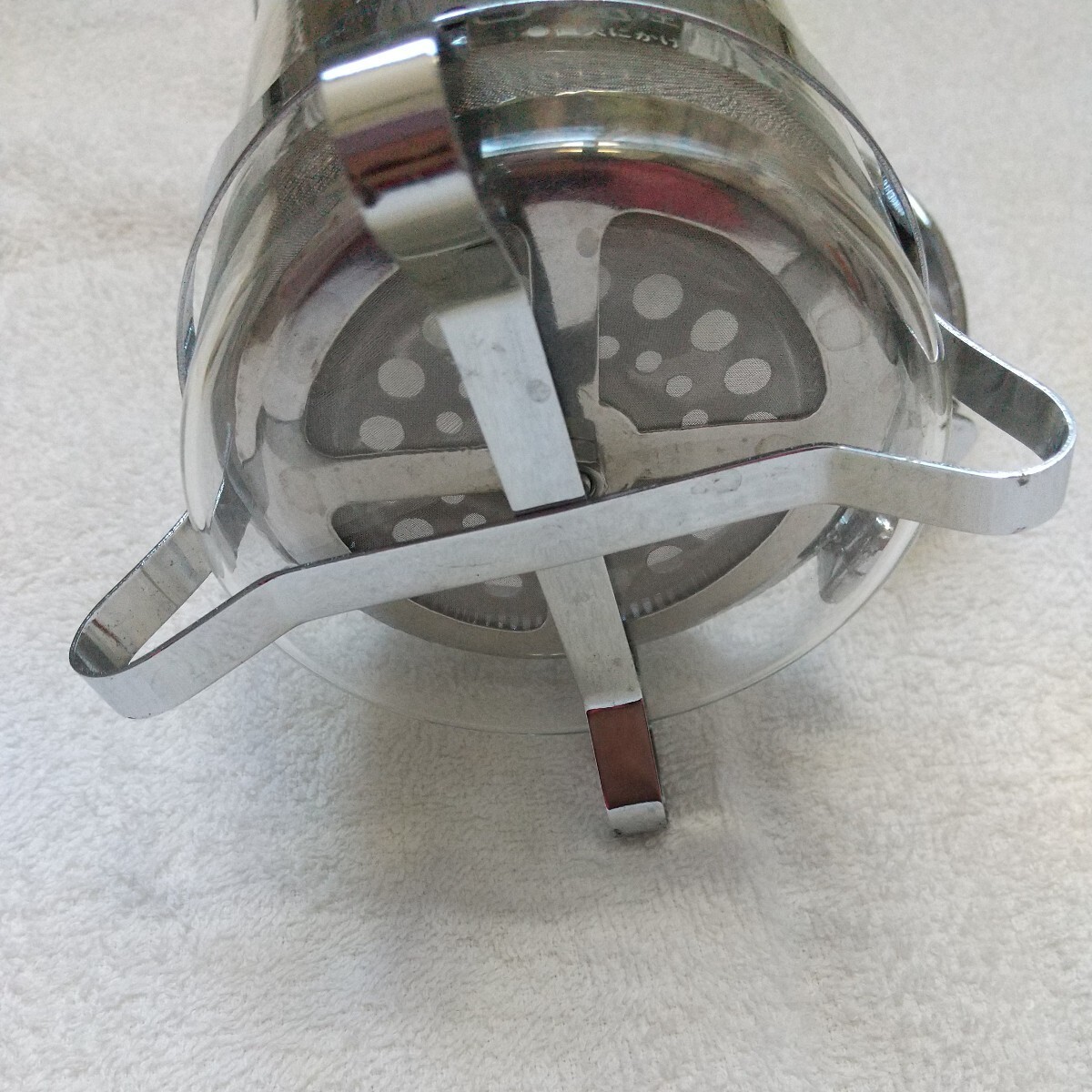 紅茶 コーヒーサーバー ティーサーバー ドリッパー ポット 耐熱ガラス シルバー 銀色の画像5