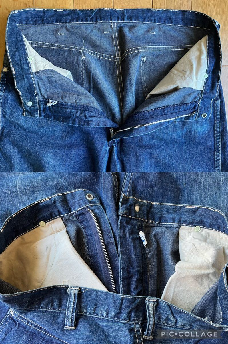  Vintage 50s 60s BLUE BELL 5 pocket Denim pants Wrangler Lee levissia-z low back 501 606 505 517 519 Fujiwara hirosi