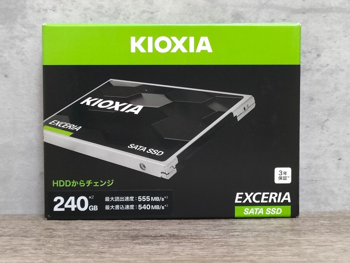 KIOXIA EXCERIA 2.5inch SATA Solid State Drive 240GB 【内蔵型SSD】_画像1