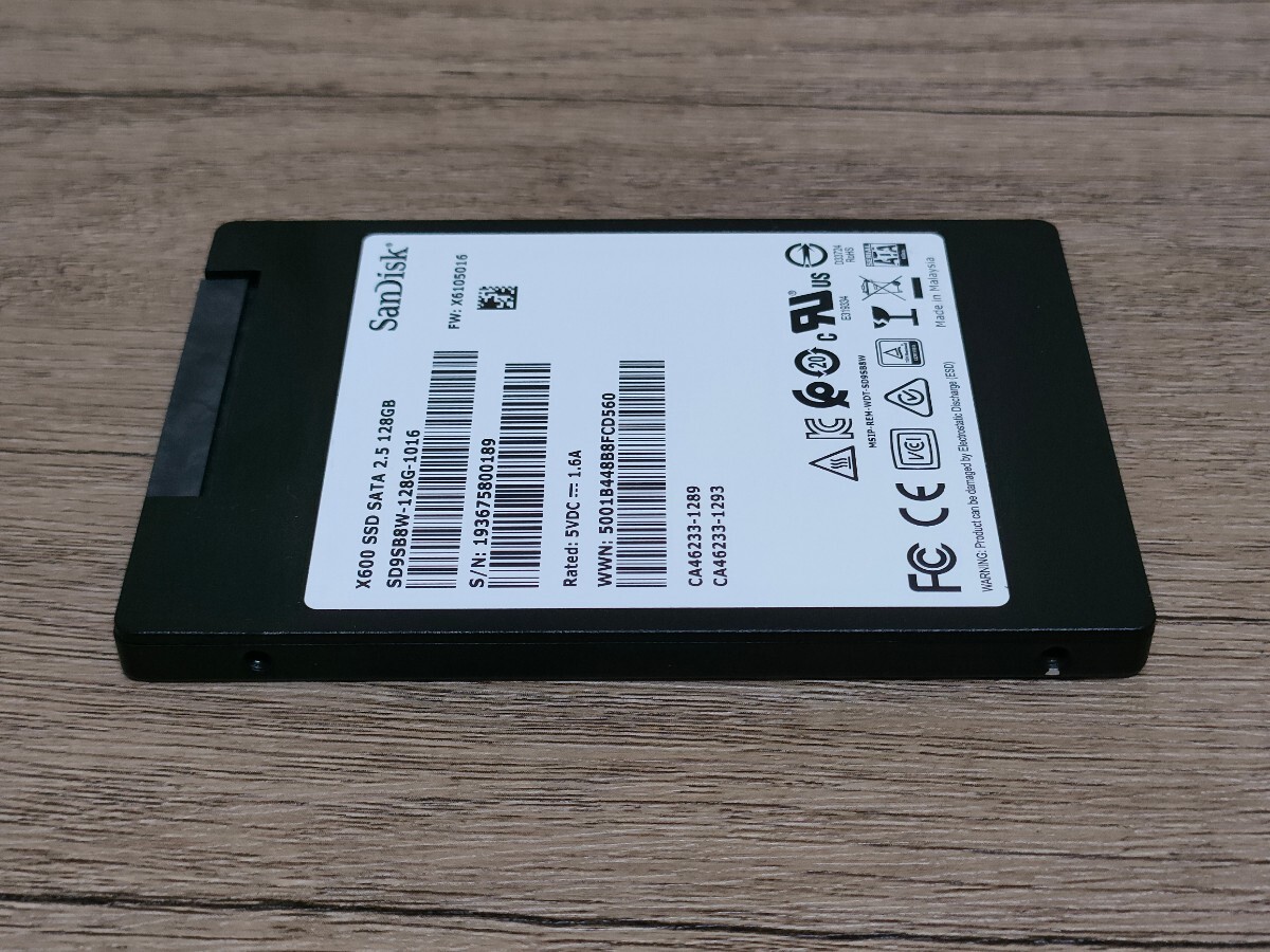 SanDisk X600 2.5inch SATA Solid State Drive 128GB 【内蔵型SSD】_画像6