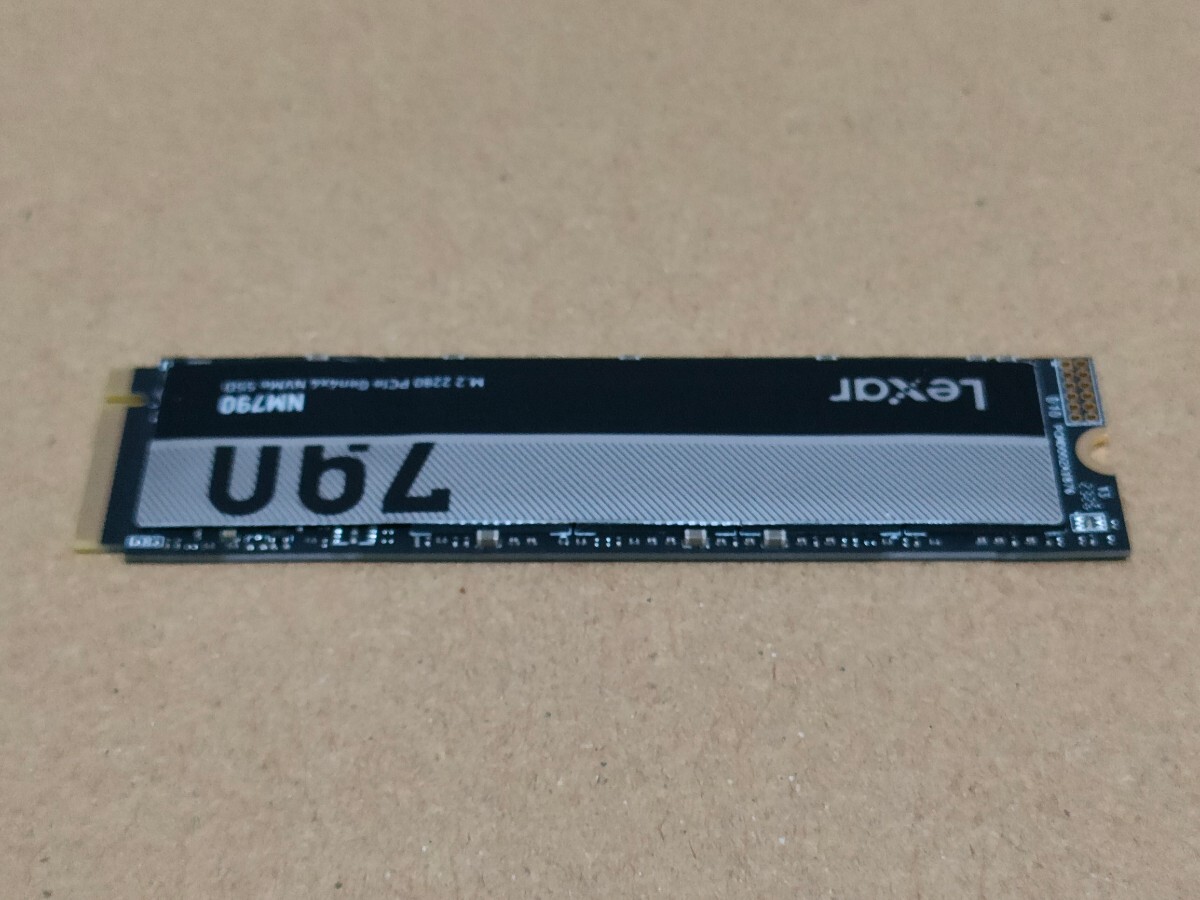 Lexar NM790 M.2 2280 PCIe Gen4×4 NVMe 4TB 【SSD】_画像7