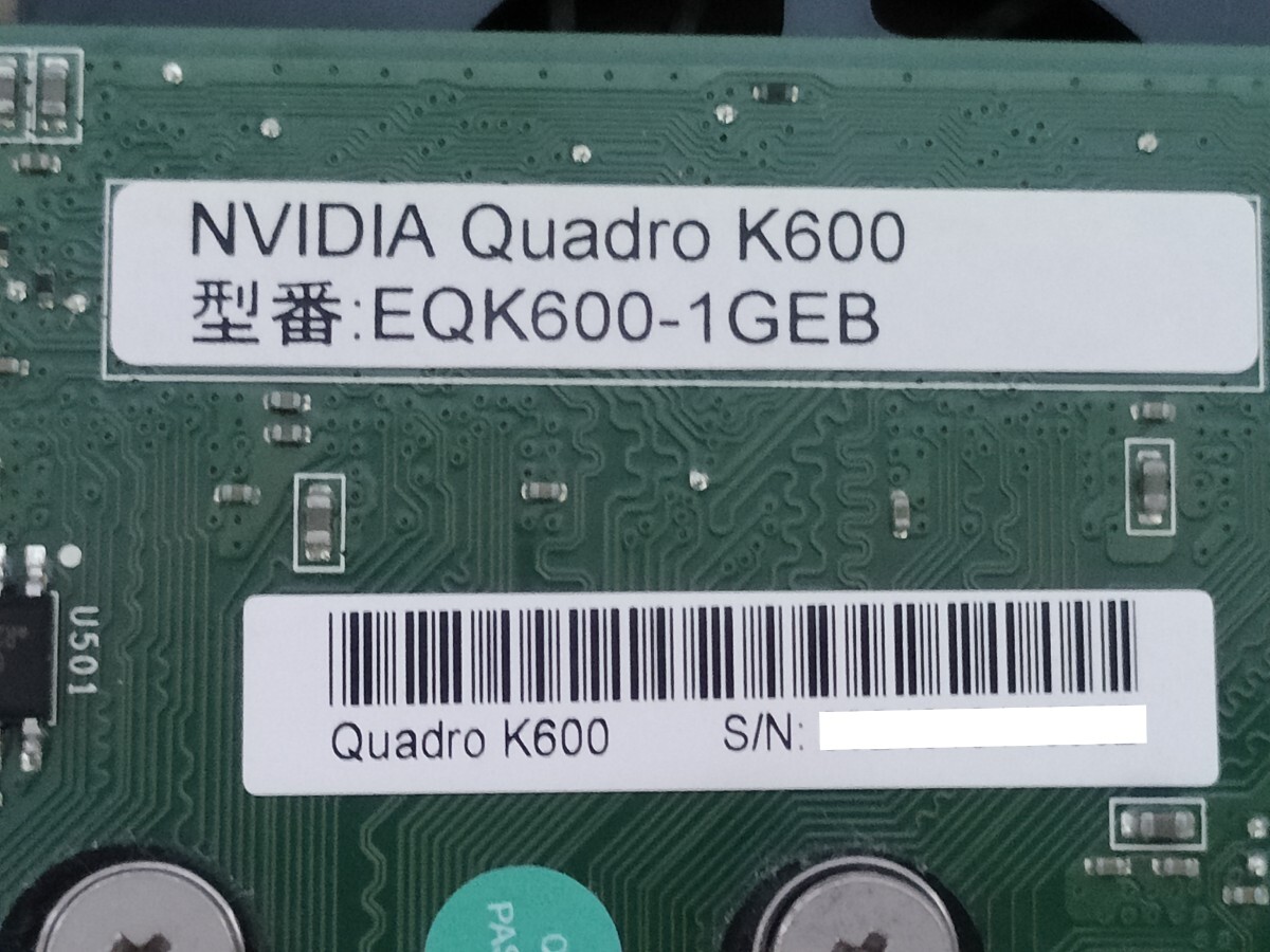 NVIDIA Quadro K600 1GB 【グラフィックボード】_画像7