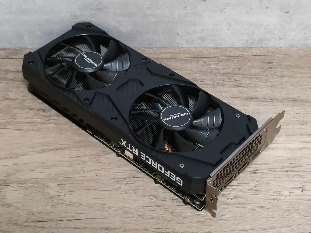 NVIDIA 玄人志向 GeForce RTX3060 12GB GALAKURO GAMING OC 【グラフィックボード】_画像1