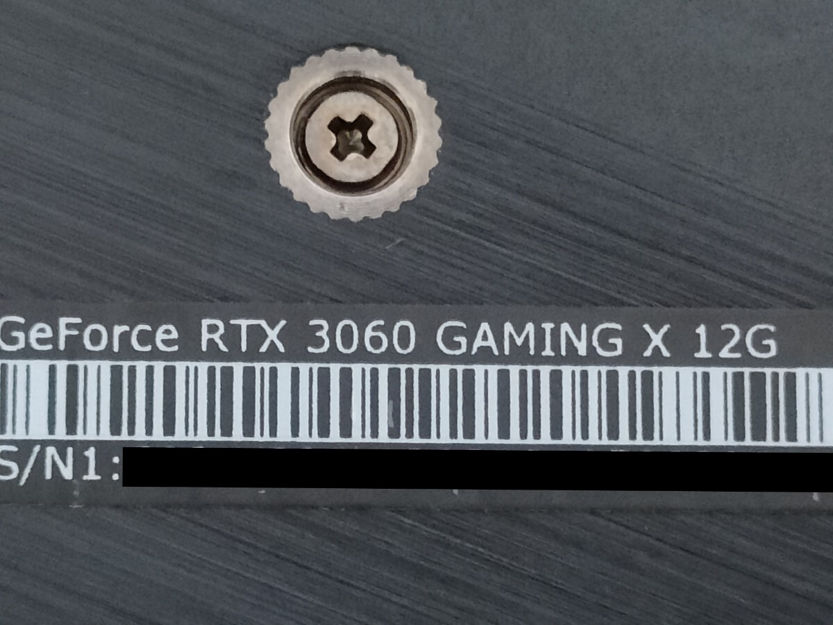 NVIDIA MSI GeForce RTX3060 12GB GAMING X 【グラフィックボード】の画像7