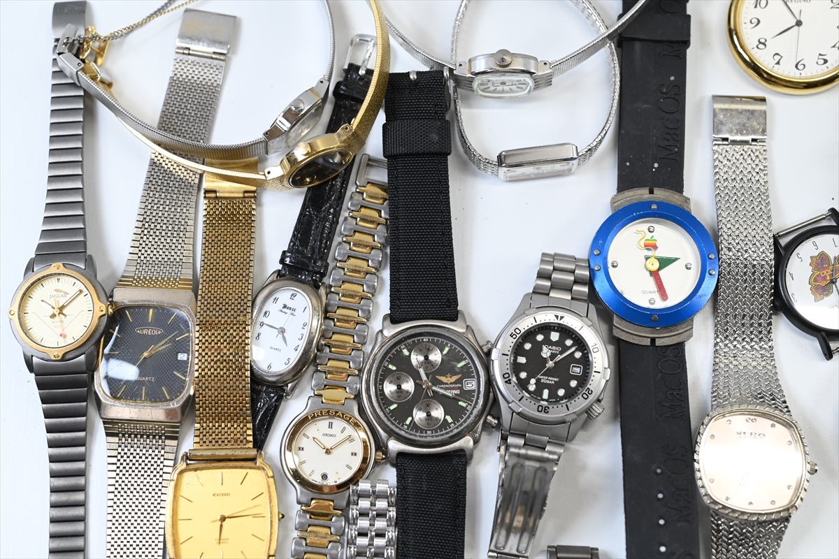 腕時計 約50本セット LONGINES/Poiray/CITIZEN/SEIKO/ELGIN/EXCEED クオーツ 懐中時計 ビンテージ 大量 まとめ売り ジャンク機械式2_画像2