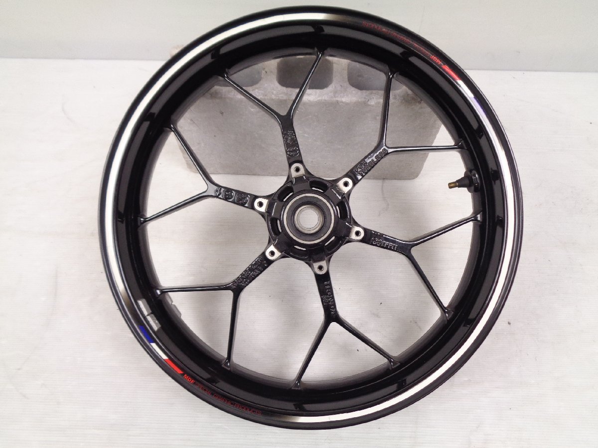 CBR1000RR SP SC59 後期 12-16 ホンダ 純正 ノーマル フロントホイール ABS車 ブラック MGP 良品【E118】_画像1