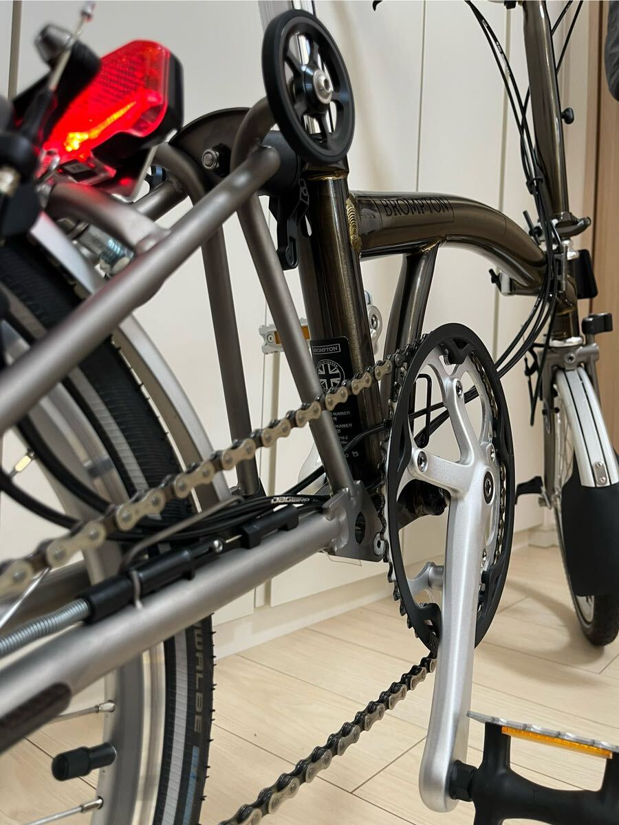 2021 Brompton M6L-X Black Lacquer Titanium ブラックラッカー　チタンフレーム