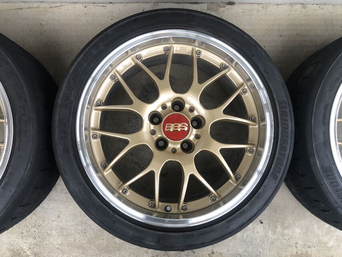  BBS RS-GT RS902A 18インチ 8.5J オフセット36 タイヤ付き_画像3