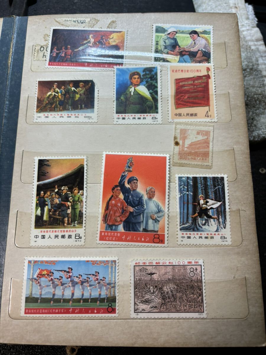 中国切手まとめ売り 文化大革命 中国人民郵政 バラ 11枚セットの画像1