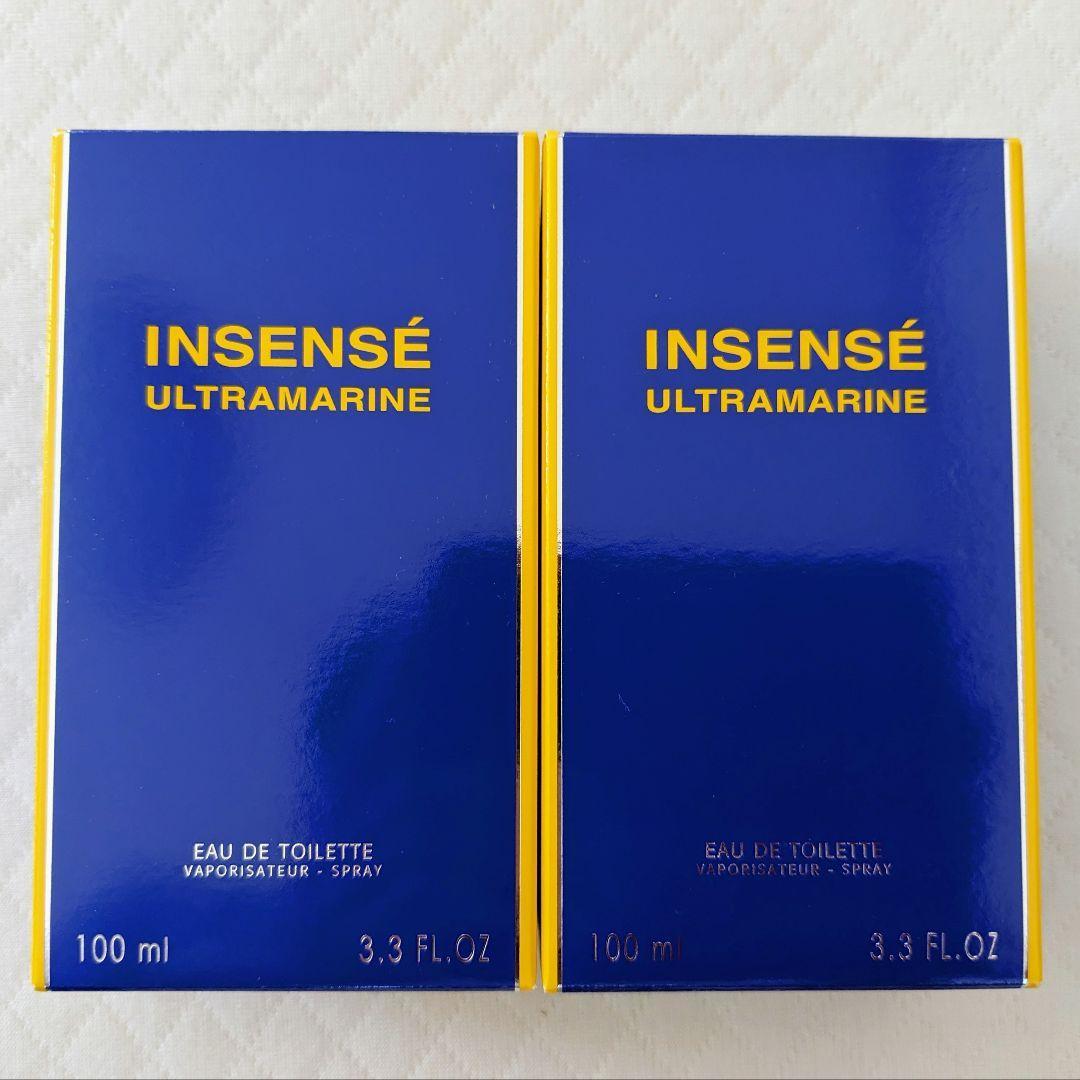 【即決 送料無料】 ジバンシー ウルトラマリン オードトワレ 100ml×2個 男性用 香水 EDT GIVENCHY INSENSE_画像1