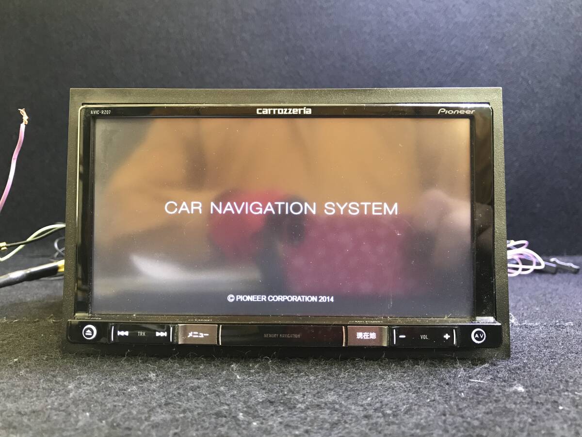 カロッツェリア 楽ナビ AVIC-RZ07 メモリー フルセグ CD DVD Bluetoothオーディオ ハンズフリー 地図データー2014年 626496_626496