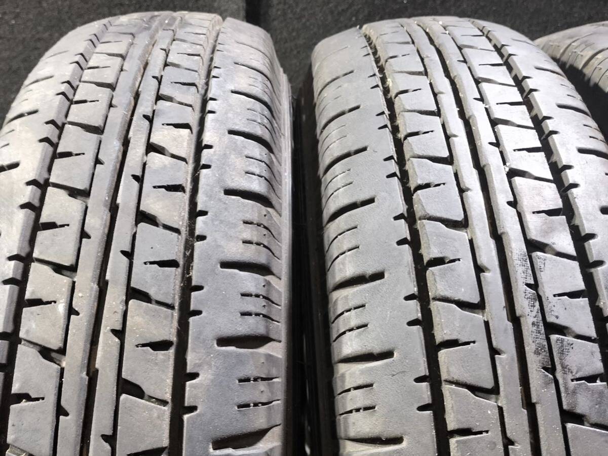 145/80R12 80/78N LT 2022年 （145R12 6PR）軽トラ 軽バン 12インチ アルミホイール 12×3.5J+44 キャリィ エブリィ 189973 436481_画像6