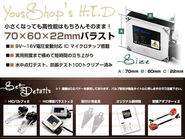 1ヶ月保証 車検対応 純正交換 ホンダ インテグラ タイプR H16.9～H18.6 DC5 D2R D2S D2C HID キット ヘッドライト 55W 6000K バラスト_画像3