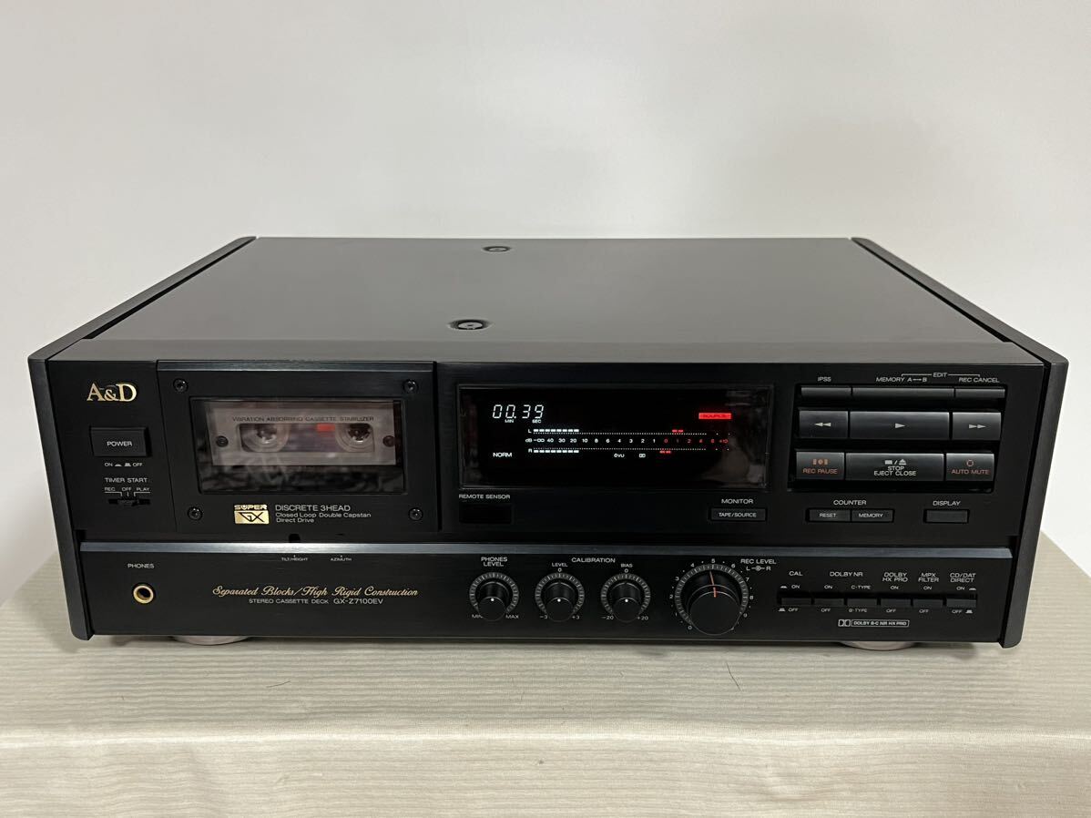 A&D AKAI 3 head cassette deck GX-Z7100EV