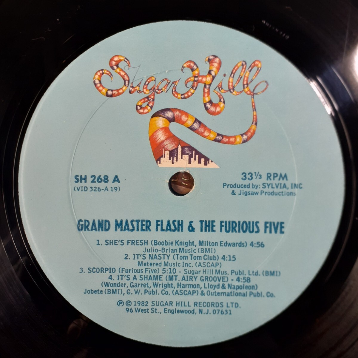 GRANDMASTER FLASH & THE FURIOUS FIVE / THE MESSAGE /LP/US ORIGINAL,USオリジナル_画像2