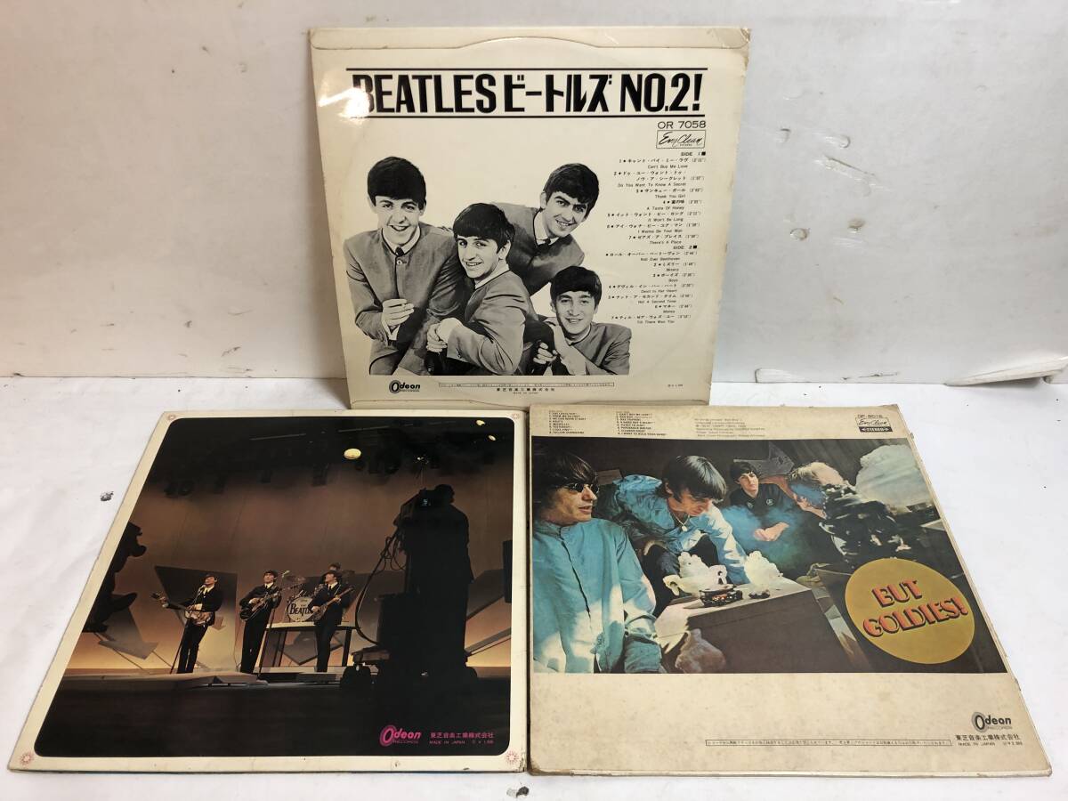 40323S 赤盤 12inch LP★ビートルズ ３点セット★THE BEATLES★SECOND ALBUM / PLEASE PLEASE ME / A BEATLES COLLECTION OF OLDIESの画像2