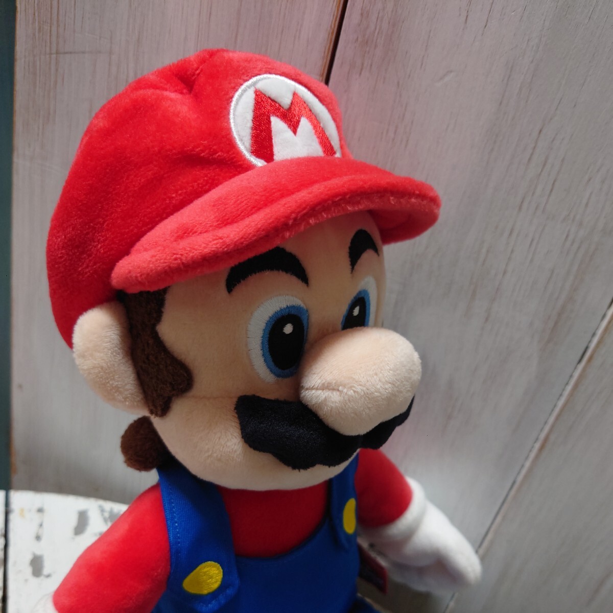 中古 ★ USJ スーパーニンテンドーワールド SUPER NINTENDO WORLD マリオ ぬいぐるみ Mサイズ 全長約34cm 任天堂_画像6