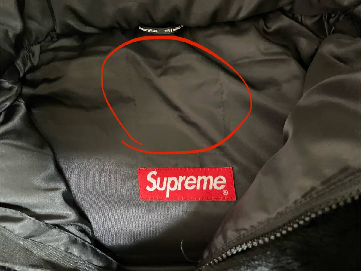 Supreme　THE NORTH FACE　ノースフェイス　シュプリーム　ファーヌプシ　ヌプシ　バルトロ　ビレイヤー Mサイズ_画像9