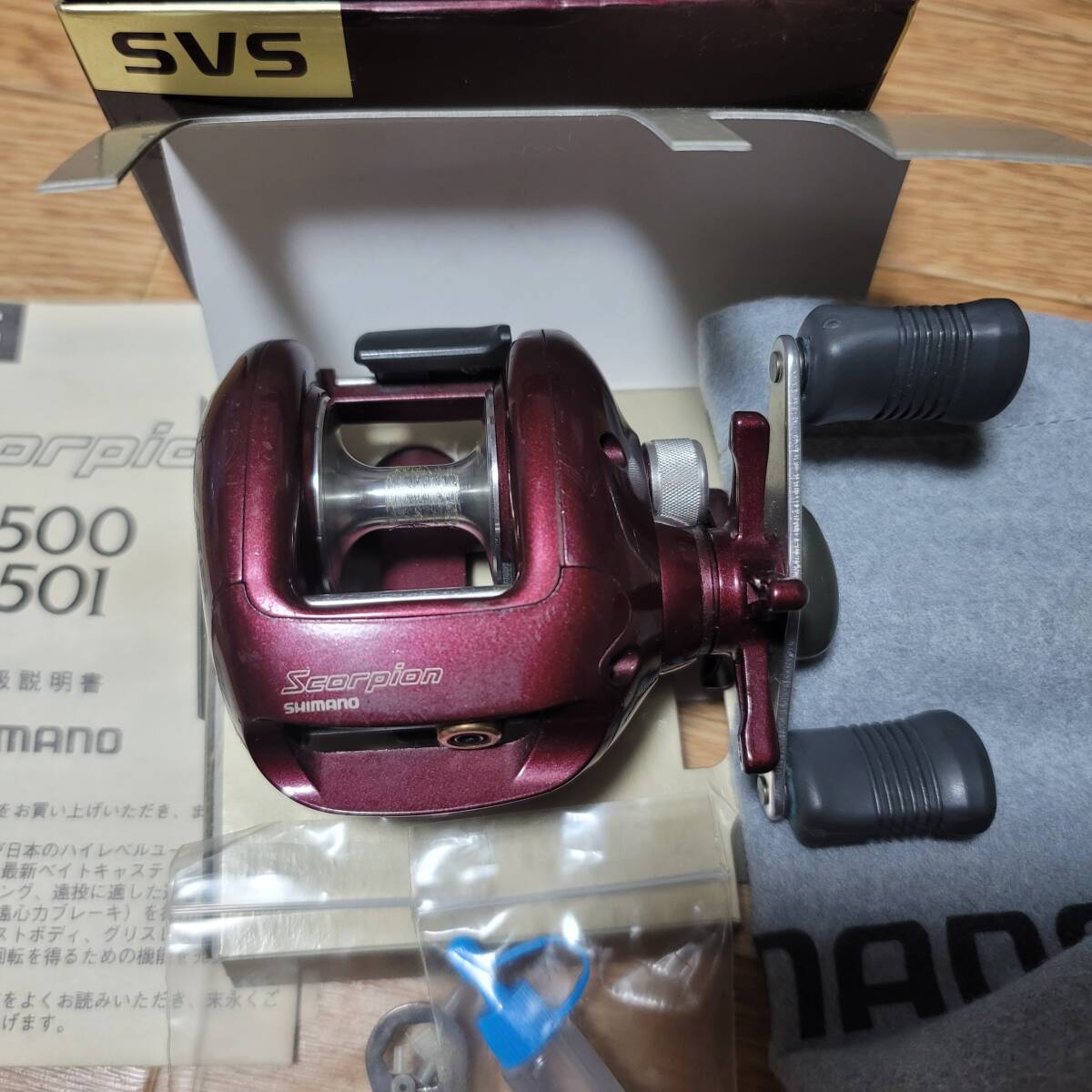 シマノ スコーピオン 1501 左ハンドル SHIMANO Scorpion （日本製機関良好）_画像1