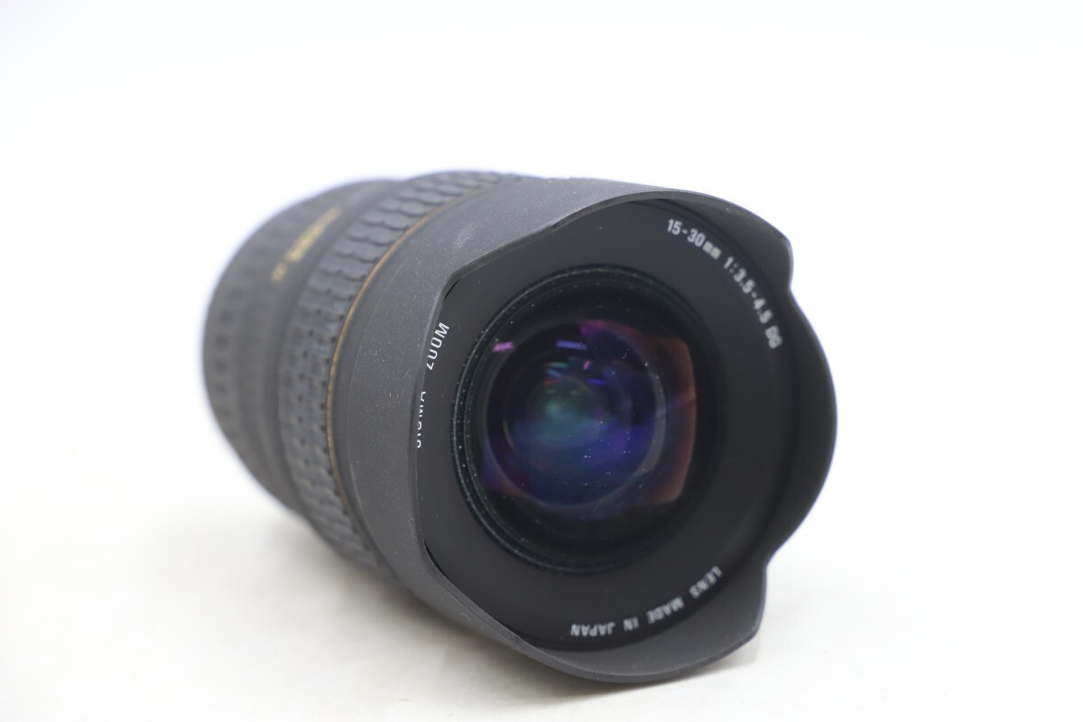 Sigma EX ASPHERICAL IF Zoom 15-30mm F/3.5-4.5 DG Lens for Canon シグマ キヤノン用レンズ 1:3.5-4.5 キャノン(A2525)