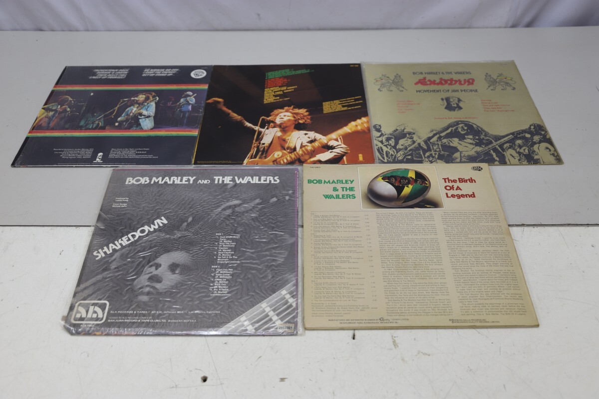 BOB MARLEY AND THE WAILERS/ボブ・マーリー LPレコード 5枚 SHAKEDOWN/LIVE!/NATTY DREAD/EXODUS/The Birth Of A Legend(A2737)の画像2