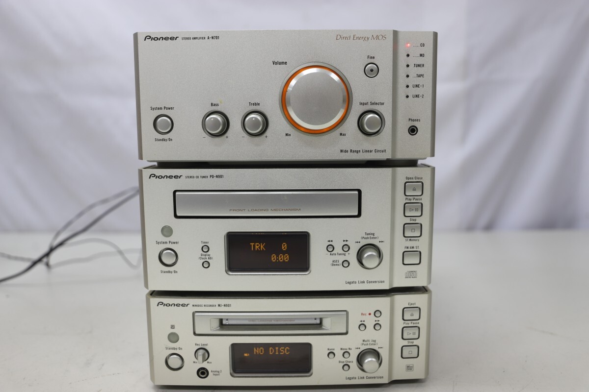 Pioneer パイオニア ミニコンポ MOS5 A-N701 PD-N901 MJ-N901 S-N701(F2787)の画像2