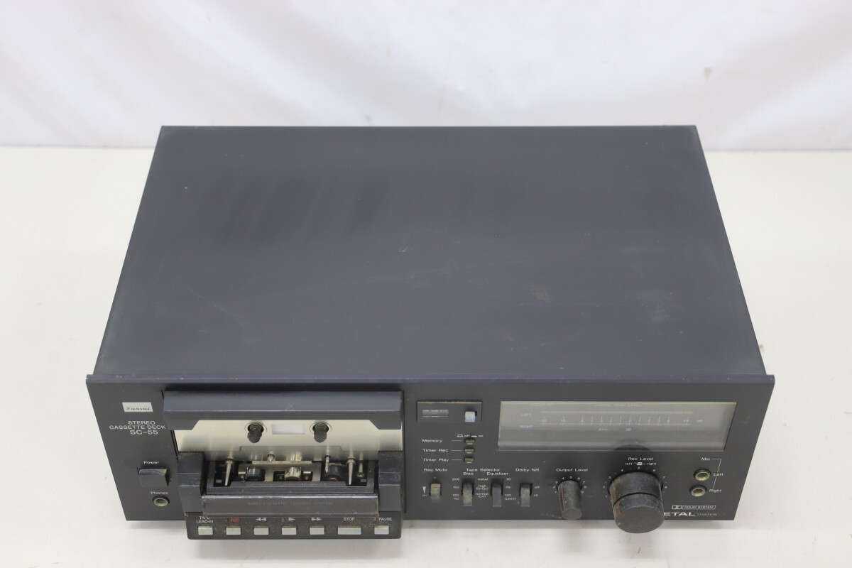 SANSUI/サンスイ カセットデッキ SC-55 (D2850)_画像4