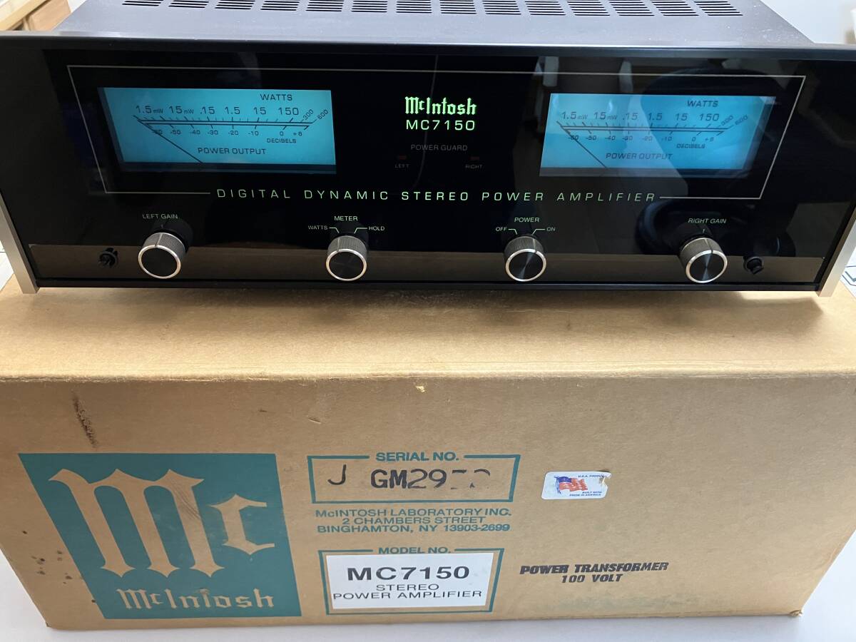 Mcintosh マッキントッシュ パワーアンプ MC7150 送料無料の画像2