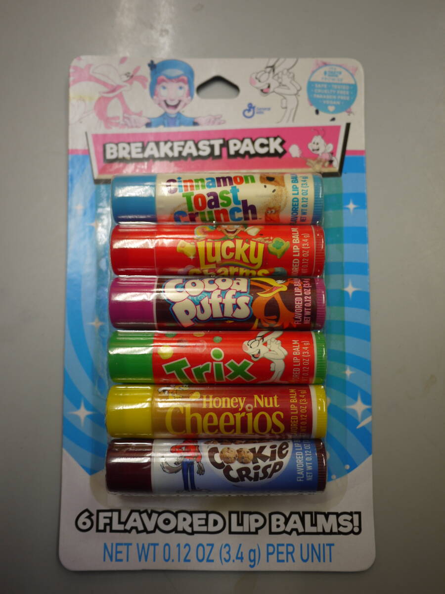 Sale/NY/新品/即決☆Lip balm/フレイバーリップ☆ Breakfast/ブレックファーストシリーズ　6本セット_画像1