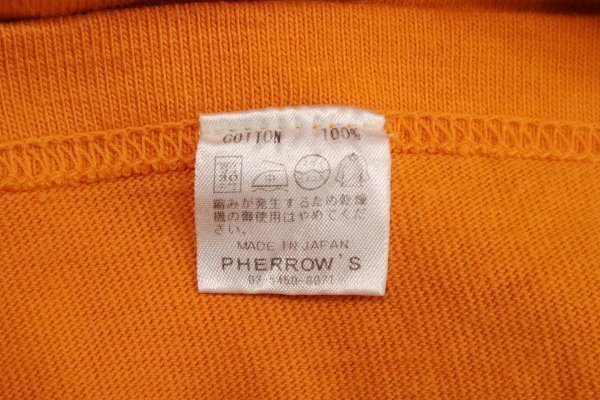 2T8826 フェローズ STORMYBLUE フットボールTシャツ Pherrow's_画像4