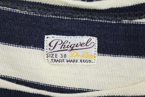 2T3837■PHIGVEL BORDER L■S フィグベル 長袖ボーダーTシャツの画像3