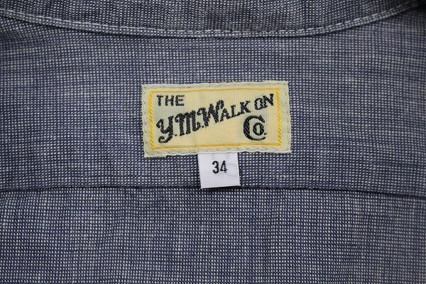 2T6815【クリックポスト対応商品】THE YM walk on 刷毛目シャツ ウォークオン_画像3