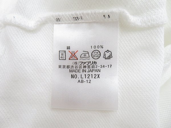 6T6495■ラコステ L1212X 半袖ポロシャツ 日本製 LACOSTEの画像4