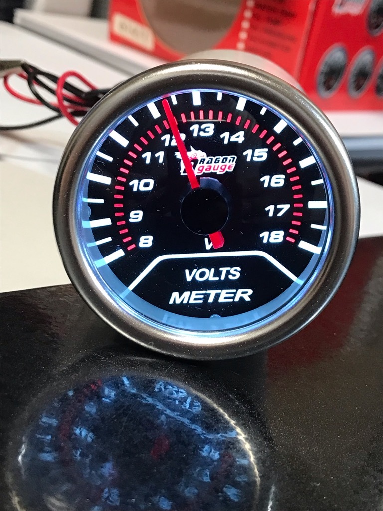  bolt voltmeter 52mm free shipping 