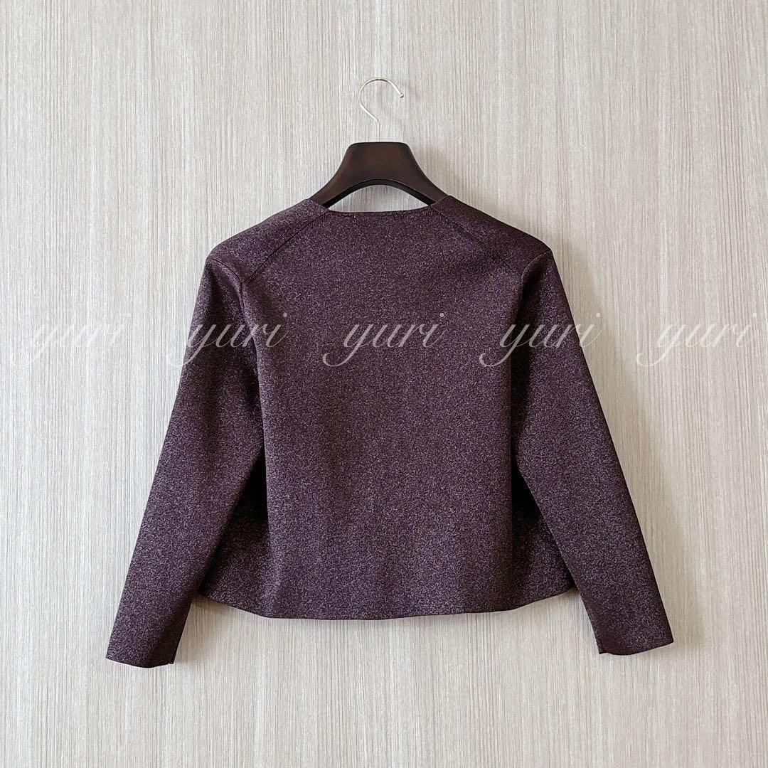 【428】美品 アナイ ラメコットン総針ボレロ ラメコットンソウバリボレロ 【428】美品 アナイ ラメコットン総針ボレロ ラメコットンソウバリボレロ