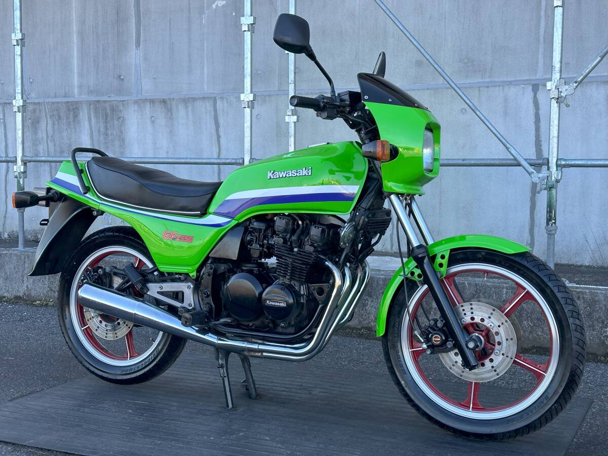 超極上Z550GP エンジン絶好調!! 状態最高!! KAWASAKI カワサキ エンジン実働 動画あり 旧車絶版車 Z750GP GPZ750F GPZ400F GPZ550 Z400GPの画像1