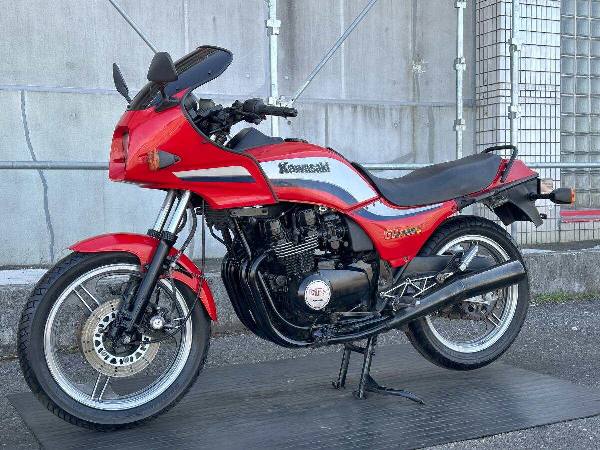 超極上GPZ550 エンジン絶好調!! 程度良好!! KAWASAKI カワサキ エンジン実働 動画あり 旧車絶版車 Z750GP GPZ750F GPZ400F Z550GPの画像4