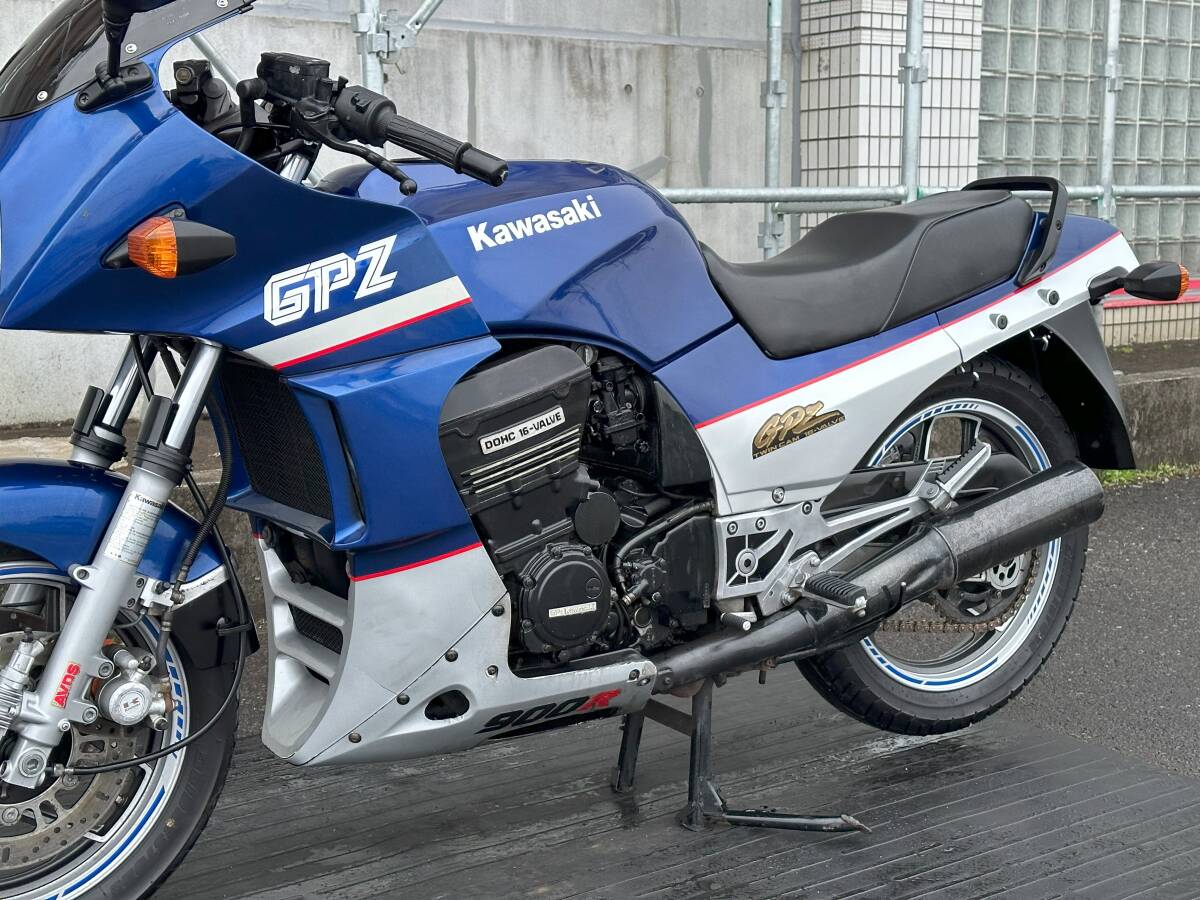 超極上GPZ900R A4エンジン絶好調!! KAWASAKI カワサキ エンジン実働 動画あり ニンジャ NINJA GPZ750 GPZ550 トップガンの画像5